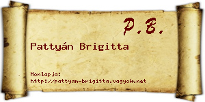 Pattyán Brigitta névjegykártya