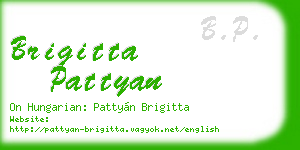 brigitta pattyan business card